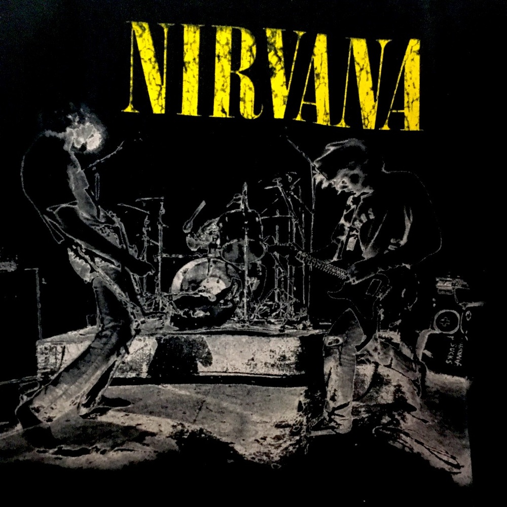 Vintage Nirvana tee small 100% cotton
